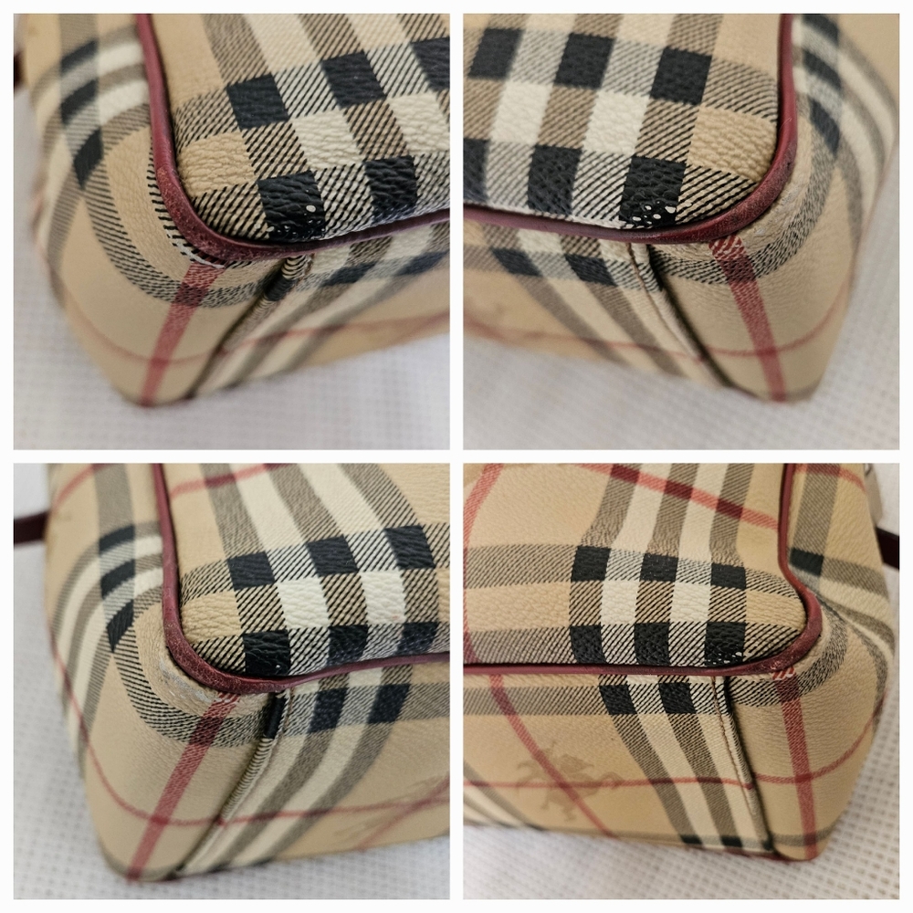 Burberry Check PVC Shoulder Bag AUTHENTIC - Picture 9 of 14